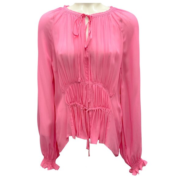 Lee Mathews Pink Imogen Blouse - Picture 1 of 5
